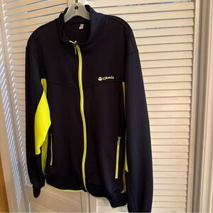 Source Unknown Black and Neon Yellow Performance Jacket